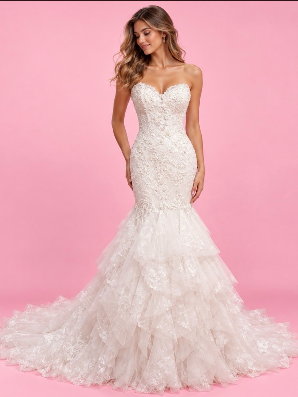 Morilee by Madeline Gardner Wedding Gown – New With Tags – Estimated Size 6